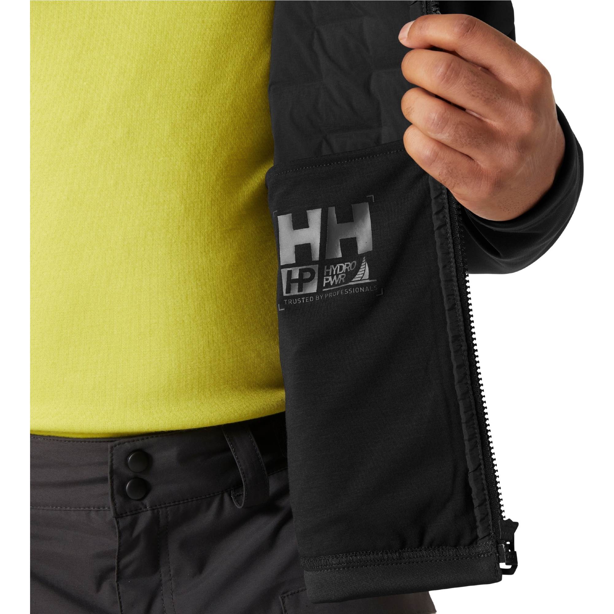 2026 Helly Hansen Mens HP Hybrid Stretch Insulator Jacket 34103 - Ebony